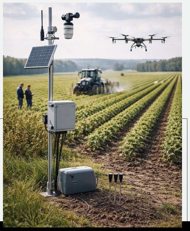 Разработка IoT мониторинга полей в Морозовске от 8726 р. | АвикейМрз