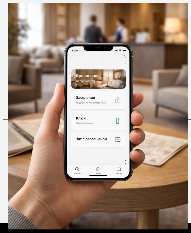 Мобильное приложение для гостей отеля в Морозовске, управление сервисом